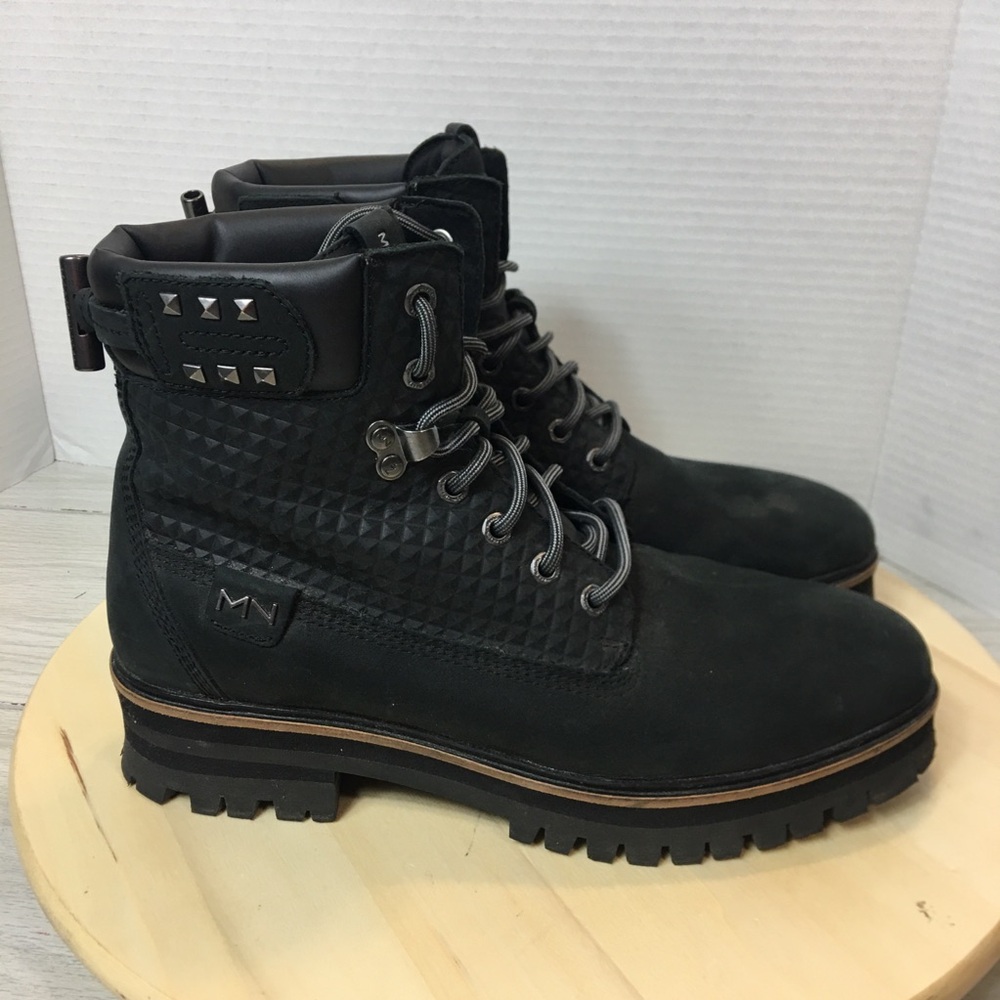 MARK Nason Los Angeles Women’s Lumber Jill Ankle Black Boot Size 9 (133128)